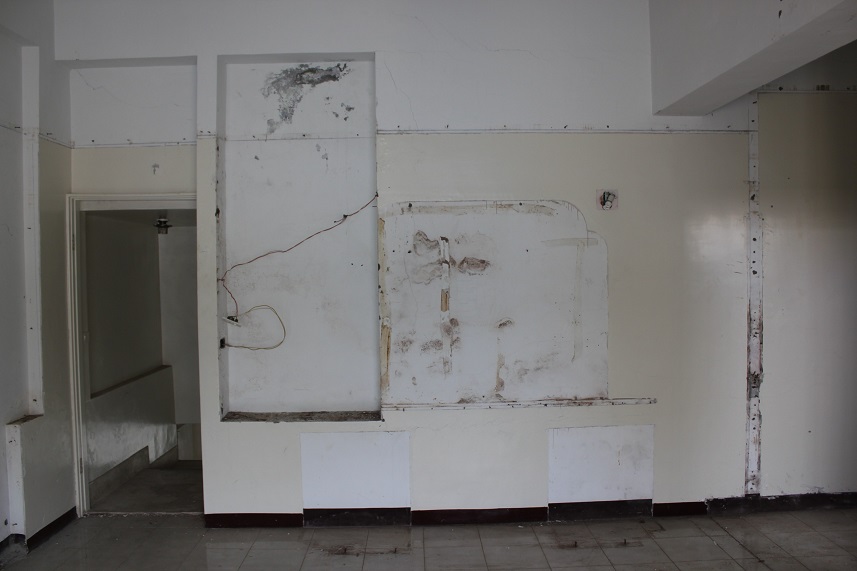 拆除的舊牆面-台中室內設計公司
