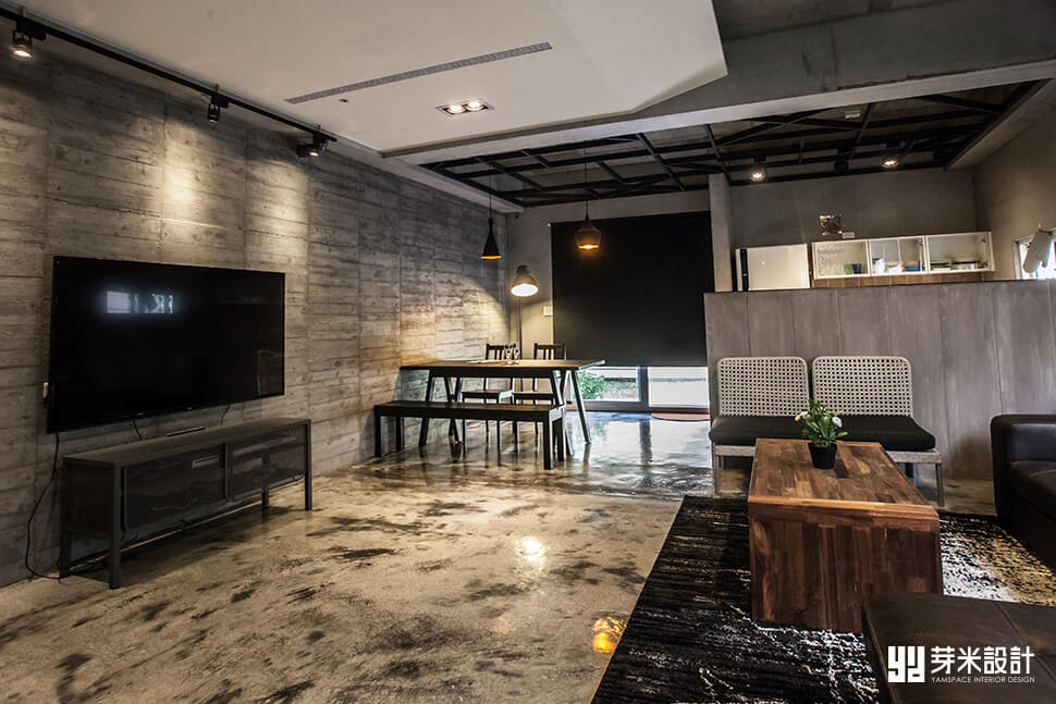 通透的客廳與餐廳空間-台中室內設計推薦