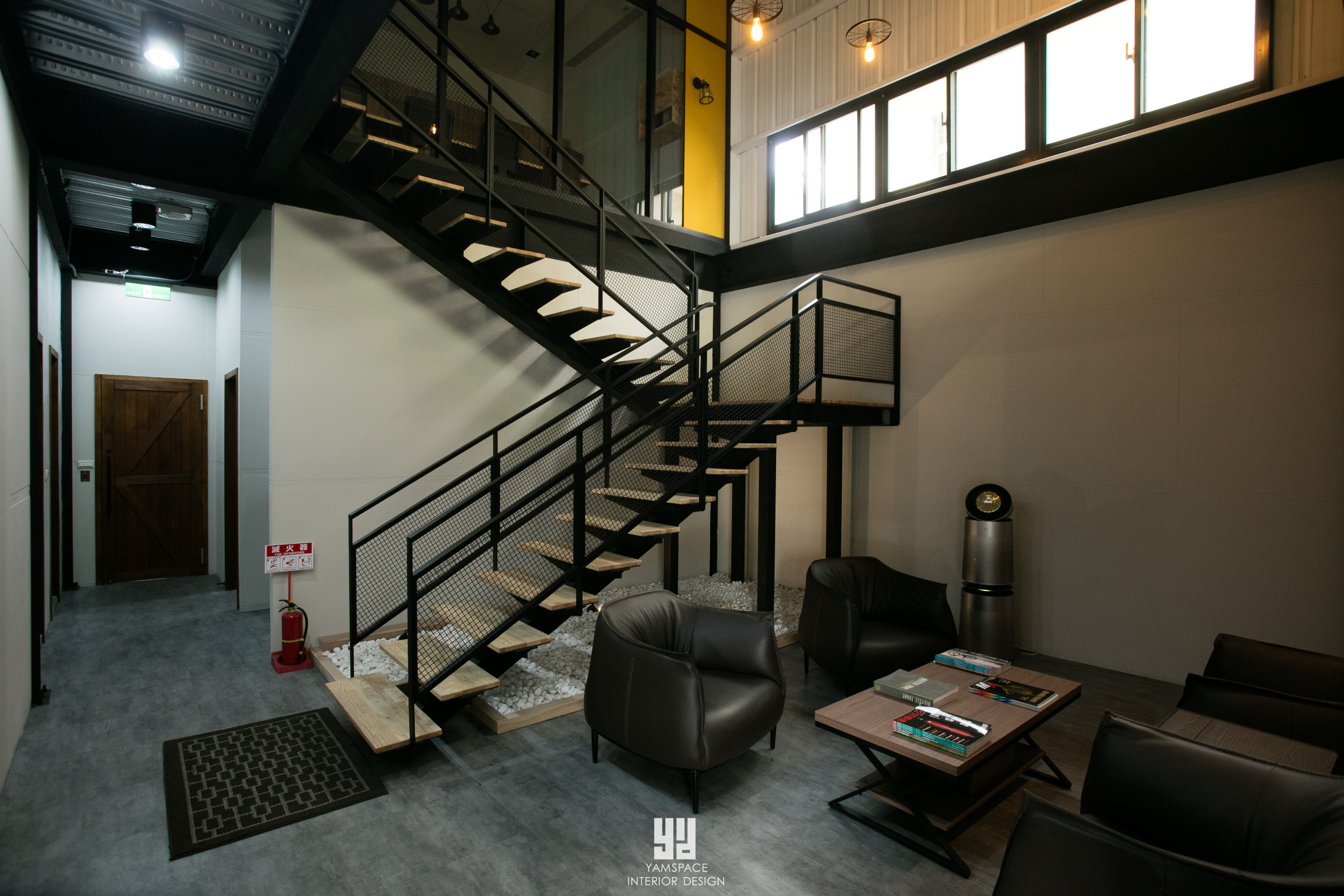 工業風樓梯設計-台中室內設計推薦