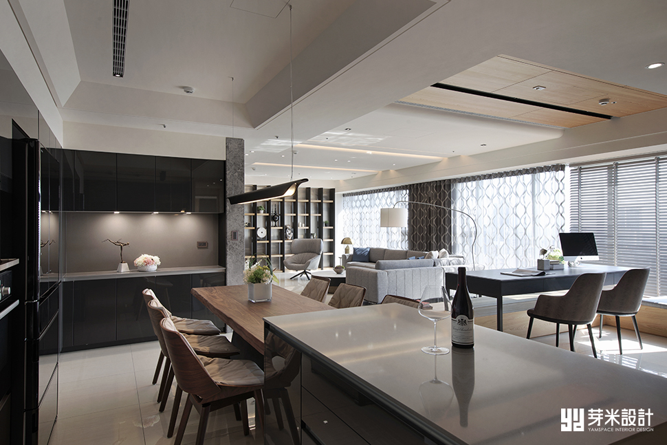 複合式餐廚空間設計-台中室內設計公司
