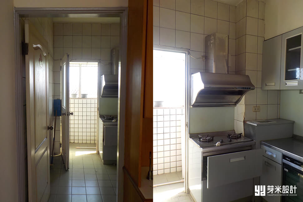 未翻修的廚房-台中室內設計推薦
