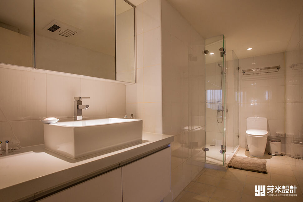 空間妥善運用的浴室-小空間設計