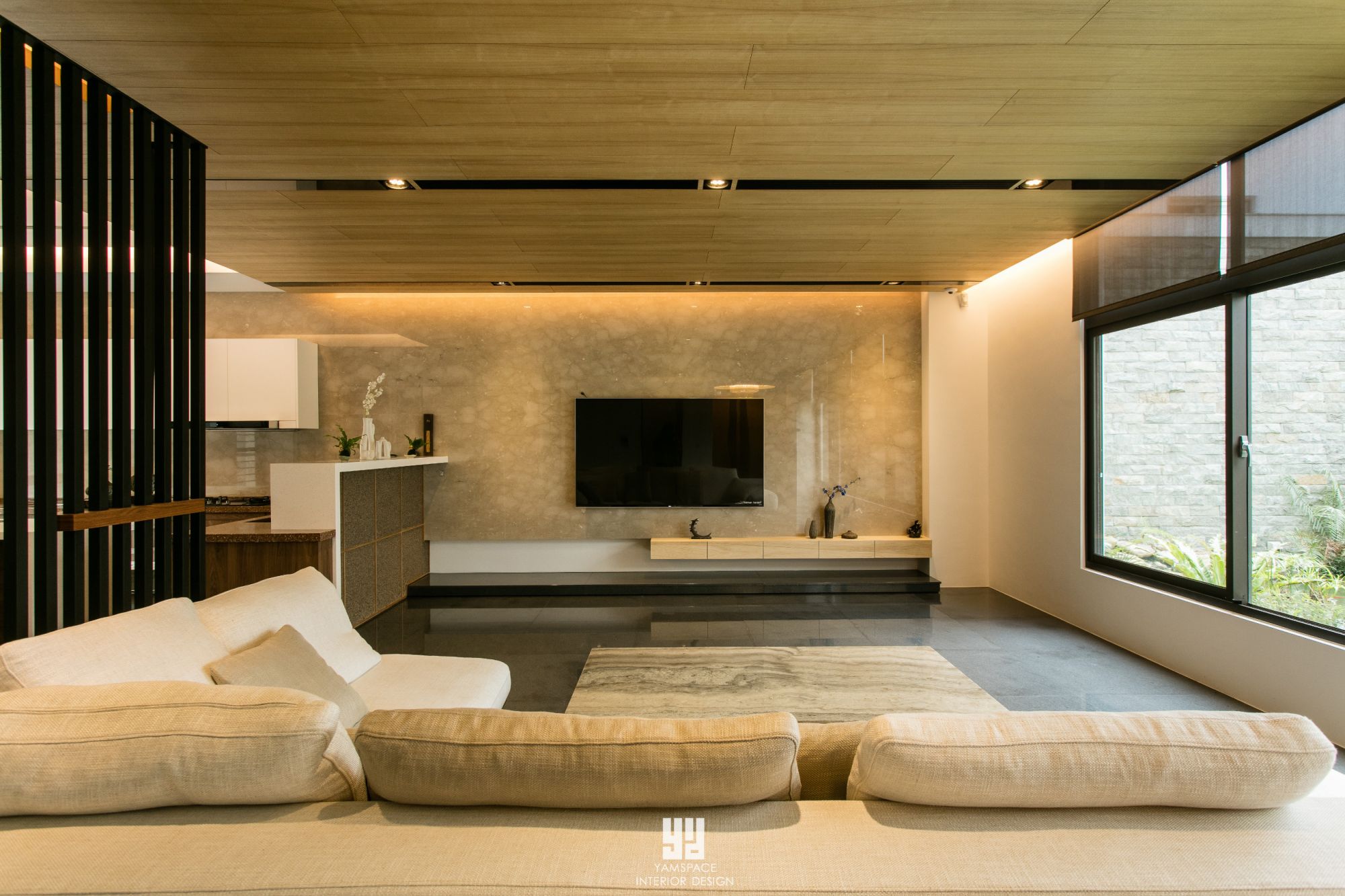 寬敞的客廳區域-台中室內設計推薦
