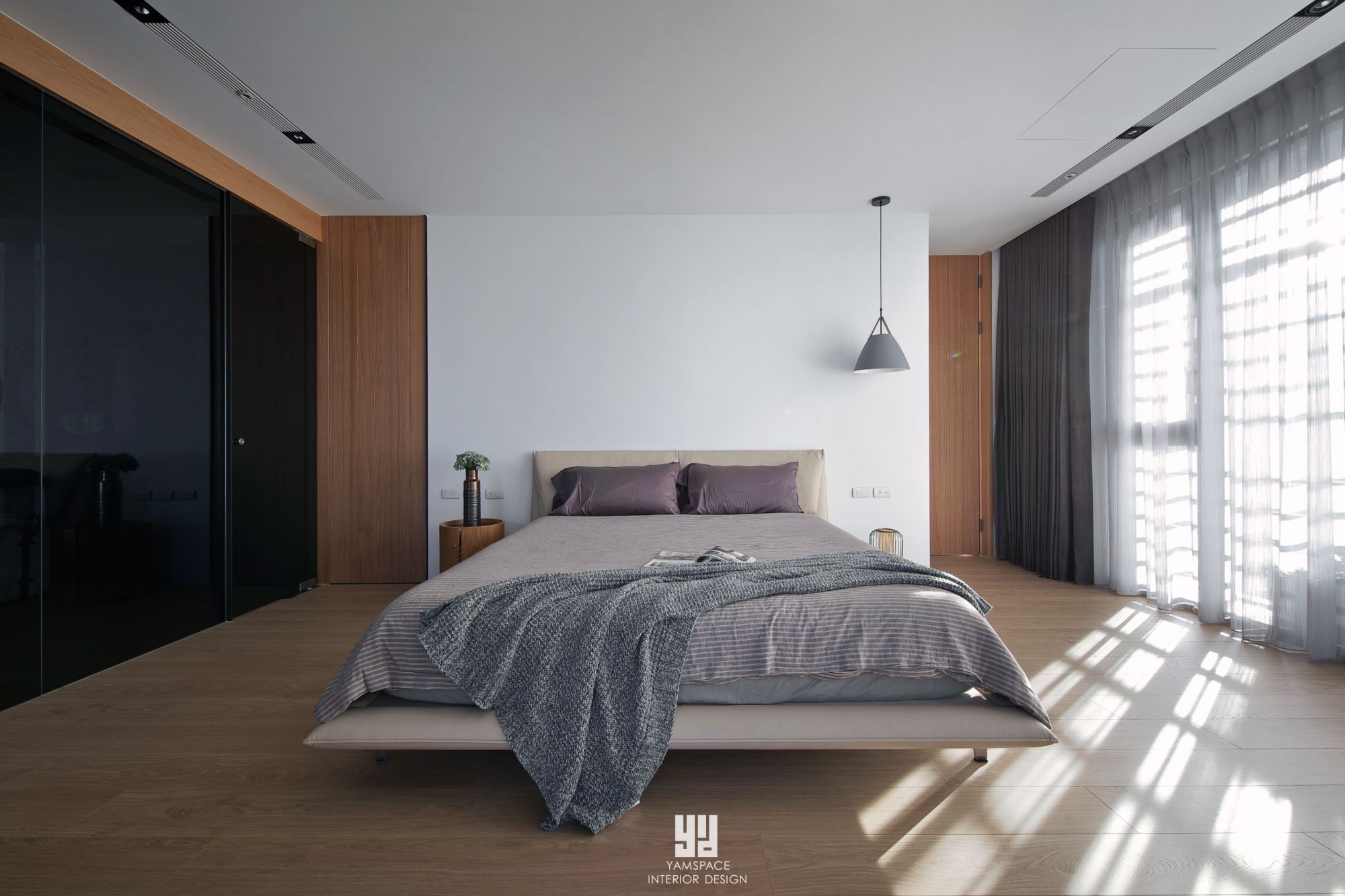 低調時尚的主臥室設計-華廈住宅空間設計案例