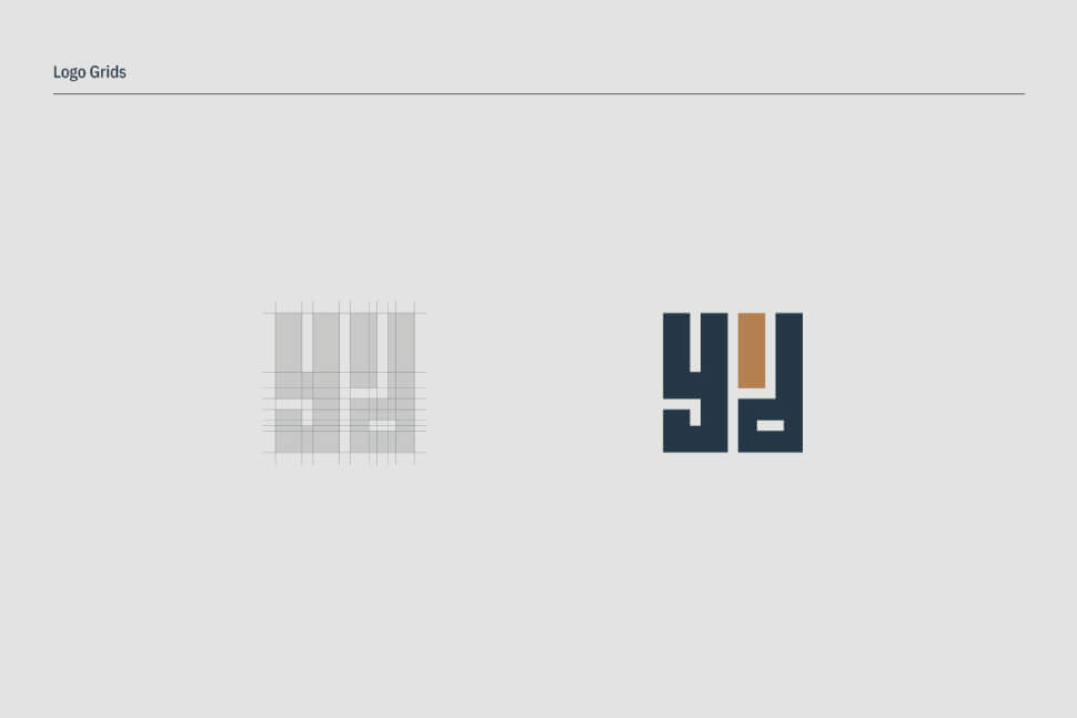 將芽米英文首字母YID轉為logo圖示框架 logo框架-台中室內設計推薦